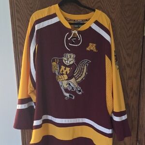 Maroon and Gold Hockey Jersey